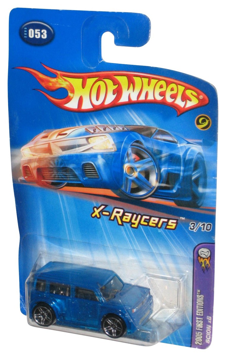 Hot Wheels X-Raycers 3/10 Scion XB 2005 First Editions Blue Toy