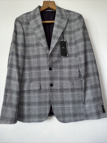 moss bros blazer 38L Classic Black & White Checked RRP £99 - Picture 7 of 15