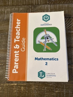 Lincoln Empowered Mathematics 2 Parent And Teacher Guide Book