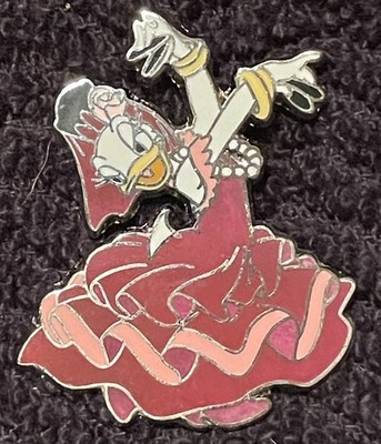 Japan Disney Store - Daisy Duck - Flamenco Dancing Senorita Salsa Dress Pin
