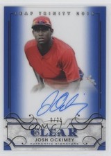 2016 Leaf Trinity Clear Blue 9/25 Josh Ockimey #CA-JO1 Auto 0w7