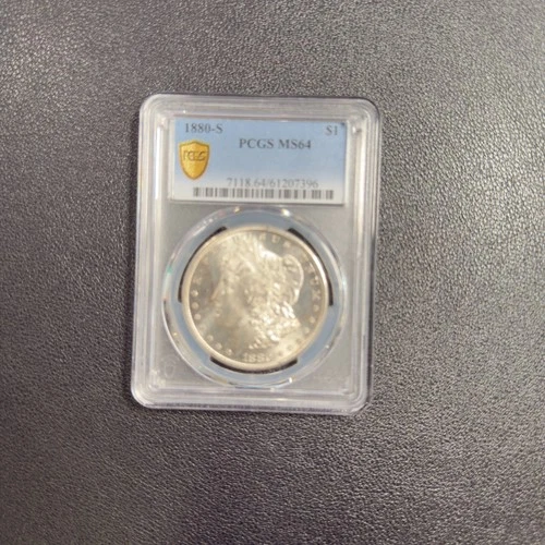 1880-S Morgan Silver Dollar PCGS MS64 - Mirror, Toning!