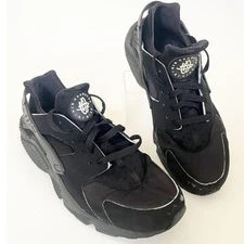 Nike Air Huarache Black Sneakers Men's Size 12 Running Shoes Athletic Comfort