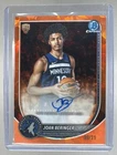 Joan Beringer 2025 Bowman Chrome Sapphire #BCA-JB Orange Refractor RC Auto /25