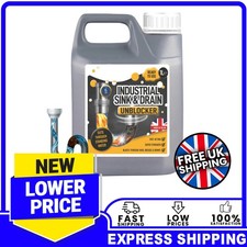 1L Drain Unblocker Heavy Duty Sink & Drain Cleaner For Plug Holes & Showers