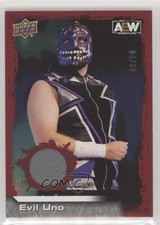 2022 Upper Deck AEW All Elite Wrestling Red Mat Relics 4/50 Evil Uno #24 0u6x