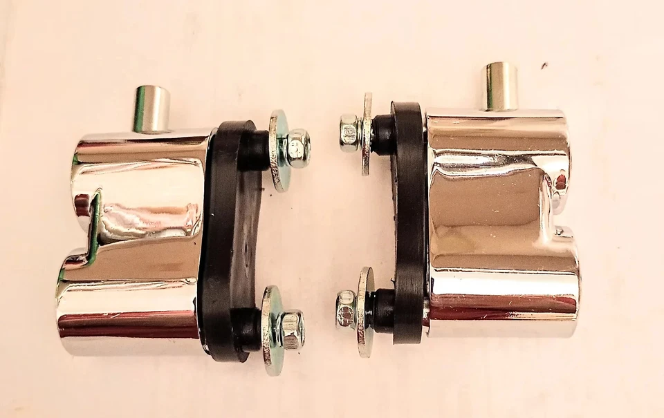 PDP (PACIFIC) DRUM LUGS PAIR W/ SCREWS & GASKETS - FREE SHIP TO C-USA! - Image 3 of 4