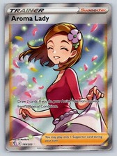 Aroma Lady (Full Art) Holo Ultra Rare SWSH07: Evolving Skies 199/203 NM on eBay