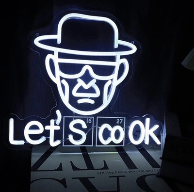Breaking Bad LED Neon Sign Light - Heisenberg Sign - (FREE SHIPPING)