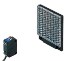 Keyence PZ2-61 Photoelectric Sensor, Square Retro-Reflective Cable Type, NPN