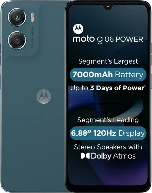 MOTOROLA Moto g06 Power Factory unlocked Dual SIM 4GB RAM 64GB
