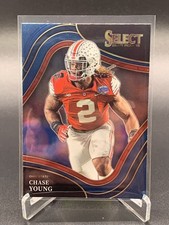2022 Panini Select Draft Picks Field Level Blue #174 Chase Young Ohio State