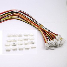 20 Sets Mini Micro Jst 2.0 Ph 4 Pin Connector Plug Male With 150mm Cable  Fe...