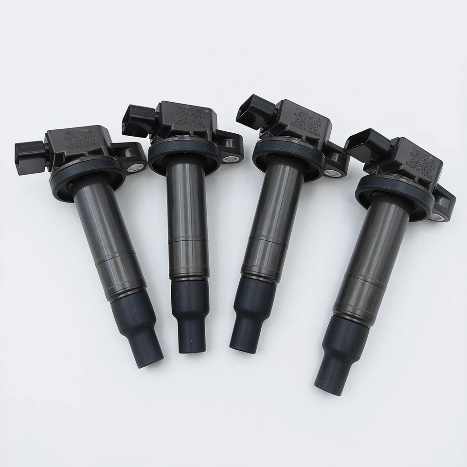 4x Ignition Coils + Iridium Spark Plugs For 2001-10 Toyota Prius Echo Yaris Foto 4 de 4