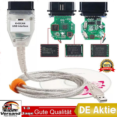 Für BMW DIAGNOSEGERÄT K+DCAN CODIEREN USB INTERFACE Ediabas Inpa NCS OBD2.Kabel