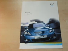 14954) Mazda 3 Zubehör Prospekt 2004