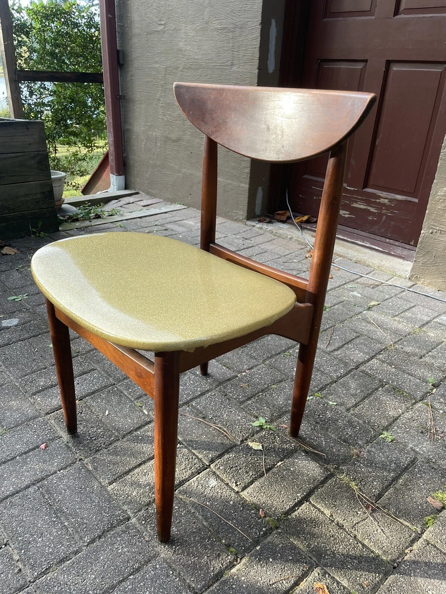 Vintage Lane Perception Mid Century Modern Walnut Dining Side Chair