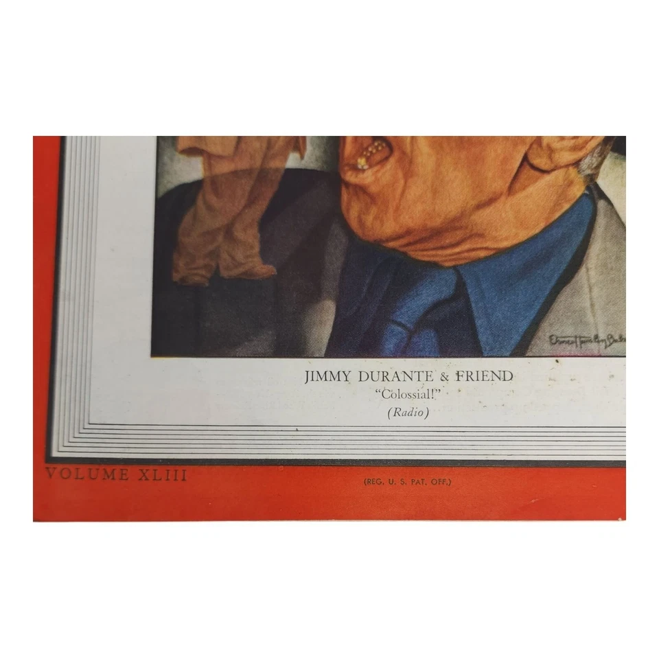 Vintage Time Magazine Jimmy Durante & Friend January 24 1944 Advertisements No 4 - Image 4 of 4