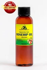 ROSEHIP SEED OIL UNREFINED ORGANIC EXTRA VIRGIN COLD PRESSED PREMIUM PURE 2 OZ