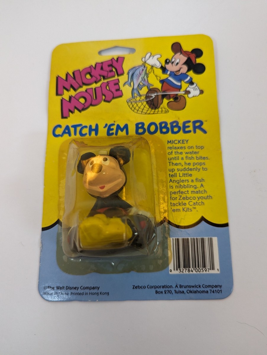 MICKEY MOUSE CATCH'EM BOBBER - VINTAGE DISNEY ZEBCO FISHING | eBay