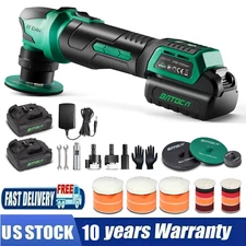 BATOCA Cordless Car Polisher RO&DA Mini Buffer Sander Polishing Machine 1"-3" US