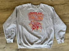 Tampa Bay Buccaneers Junk Food Avengers Throwback Pullover Sweatshirt Large