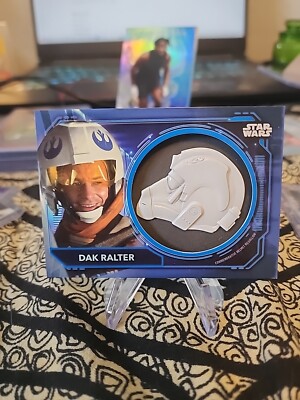 2021 Topps Star Wars: Battle Plans Dak Ralter Helmet MEDALLION Relic /149
