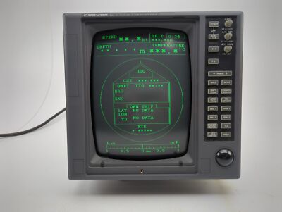 Furuno FR-7252 RDP-123 Marine Daylight View 12'' Green CRT 25kW Radar Display