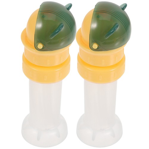 2pcs Getränk Sippy Cover Spill Proof Plastikwassergetränksflasche mit Stroh für - Bild 5 von 17