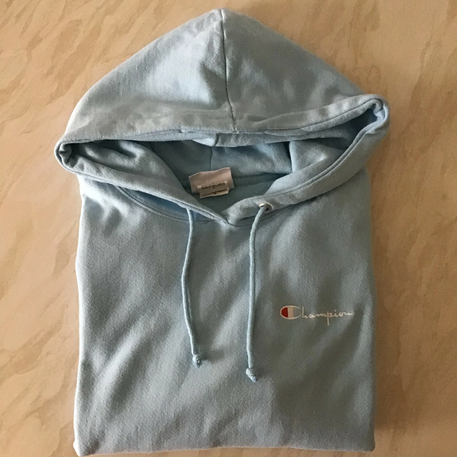 Women's Champion pre-owned light blue hoodie - size M -