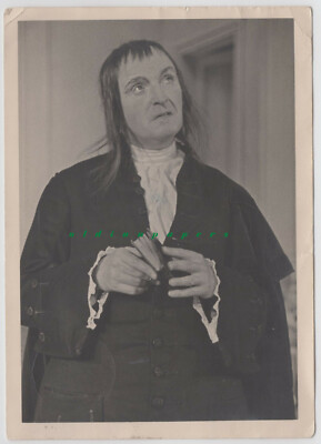 Otto Schmöle Schauspieler Burgtheater Fotokarte eigenhändig Breslau 1932