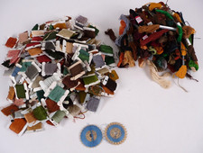 Embroidery Cross Stitch Thread Floss Yarn Mixed Brands, Colors, Size Lot of 340 