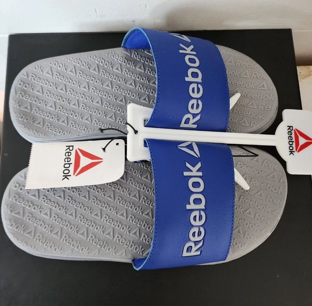 Scarpa sandalo Reebok bambino taglia 4 suola antitraccia classica slip on slide nuova con etichetta