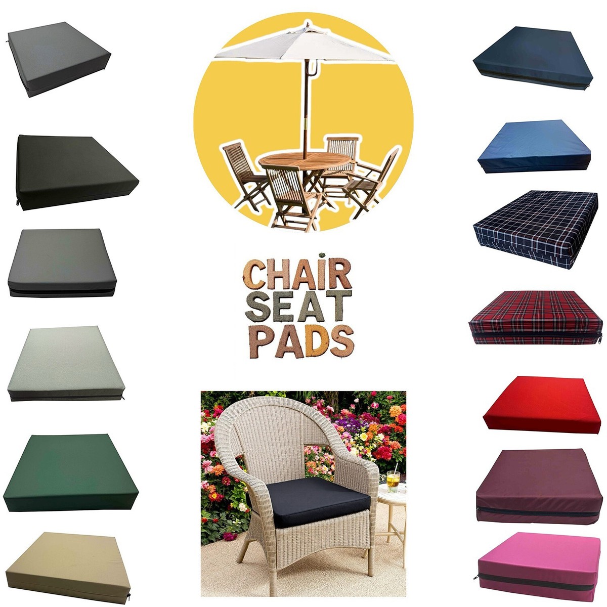 Replacement Cushions Outdoor Seat Cushion Foam Custom Outdoor