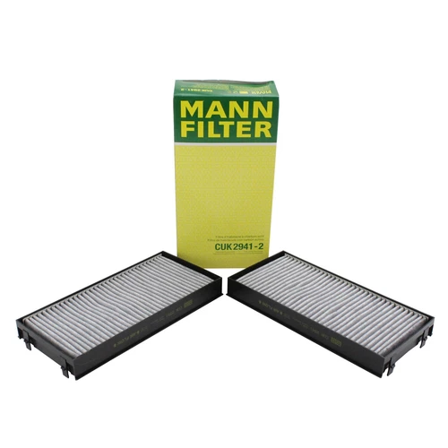 Mann CUK 2941 2 Charcoal Cabin Air Filter Set For BMW F15 F16 E70 E71 X5 X6