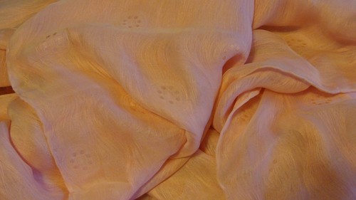 MAX MARA,, sciarpa lunga in seta CHIFFON, favolosa MAI INDOSSATA. - Foto 3 di 10