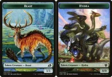 10 Token Cards - BEAST / HYDRA - Commander 2020 (C20) - Magic MTG FTG