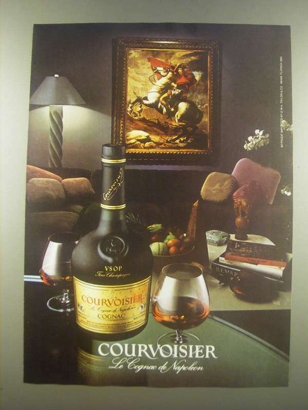 1985 Courvoisier Cognac Ad - Le Cognac de Napoleon | eBay