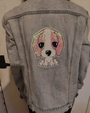 New Denim Jacket Customised Upcycled