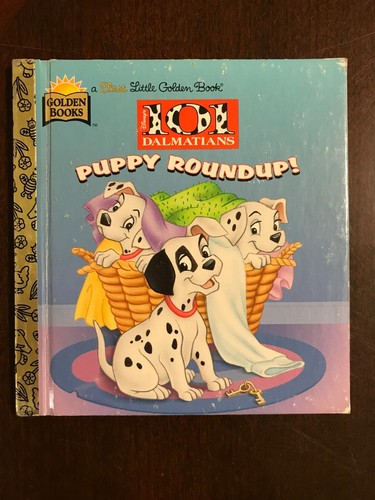 *Lot of 3 Little Golden Books Disney's Dumbo 101 Dalmatians Puppy Roundup 1980's - Picture 8 of 10
