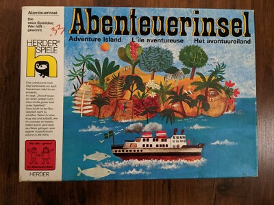 Herder Spiel Boardgame Abenteuerinsel (adventure island) Incomplete .