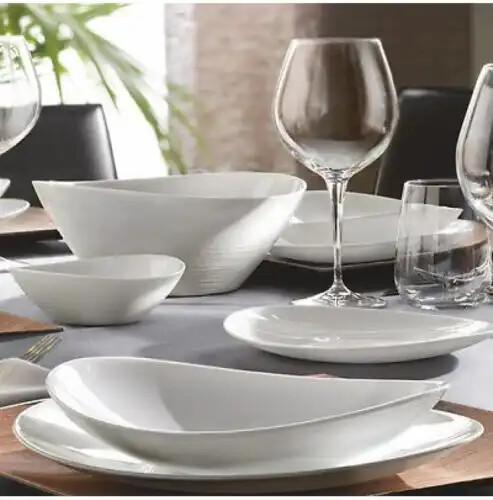 Bormioli Prometeo Servizio di Piatti in Vetro da Tavola 18 Pezzi x...