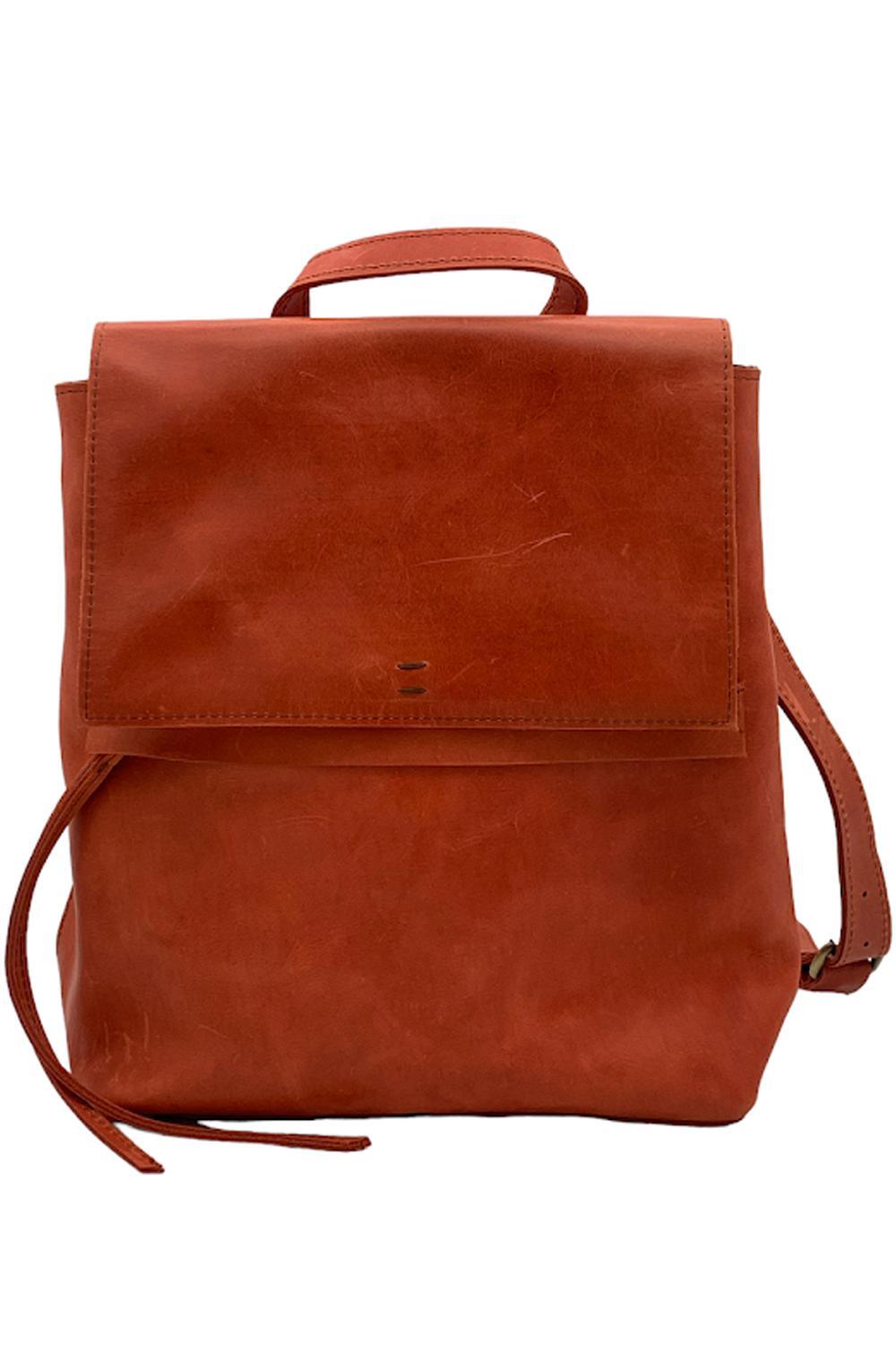 Raven Lily Leather Addis Backpack Grenadine B Gem