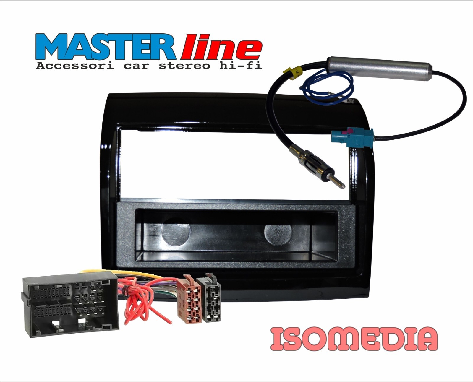 Mascherina Radio 1 DIN Fiat Ducato X250 2011-2015 con Connettore ISO