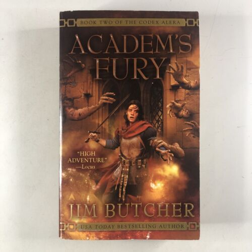 Academ's Fury Codex Alera Book 2 Codex Alera Jim Butcher Paperback Adventure - Picture 1 of 12