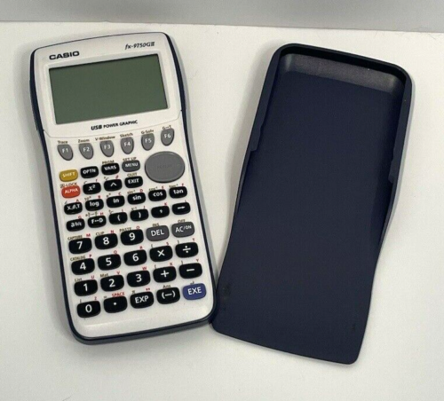 Casio fx-9750GII White/Blue Handheld USB Power Graphing Scientific Calculator - Photo 1 sur 6