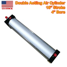 SC100x450 Double Acting Air Cylinder 4"Bore 18"Stroke Pneumatic Single Rod
