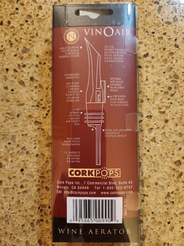 Vinoair Weinbelüfter Nicholas Collection Neu - Bild 2 von 2