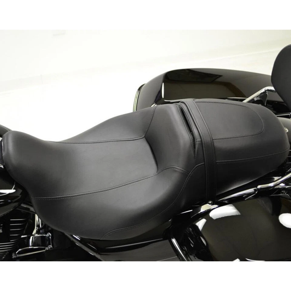 Driver Passenger Low-Profile Seat For Harley Touring Road King Street Glide 08+ Foto 3 de 4