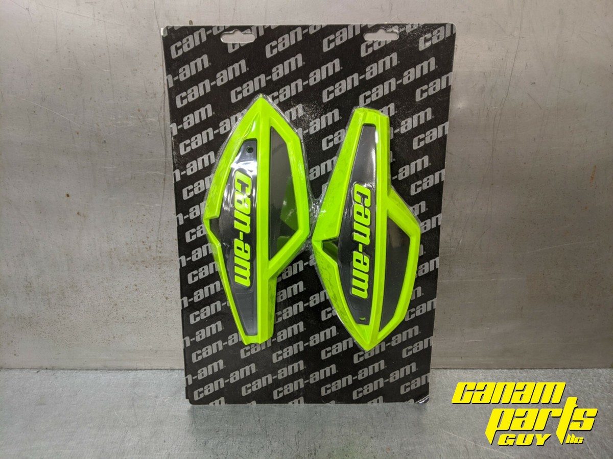 Can-Am MANTA GREEN Wind Deflector Hand Guard Covers Pair 715003812